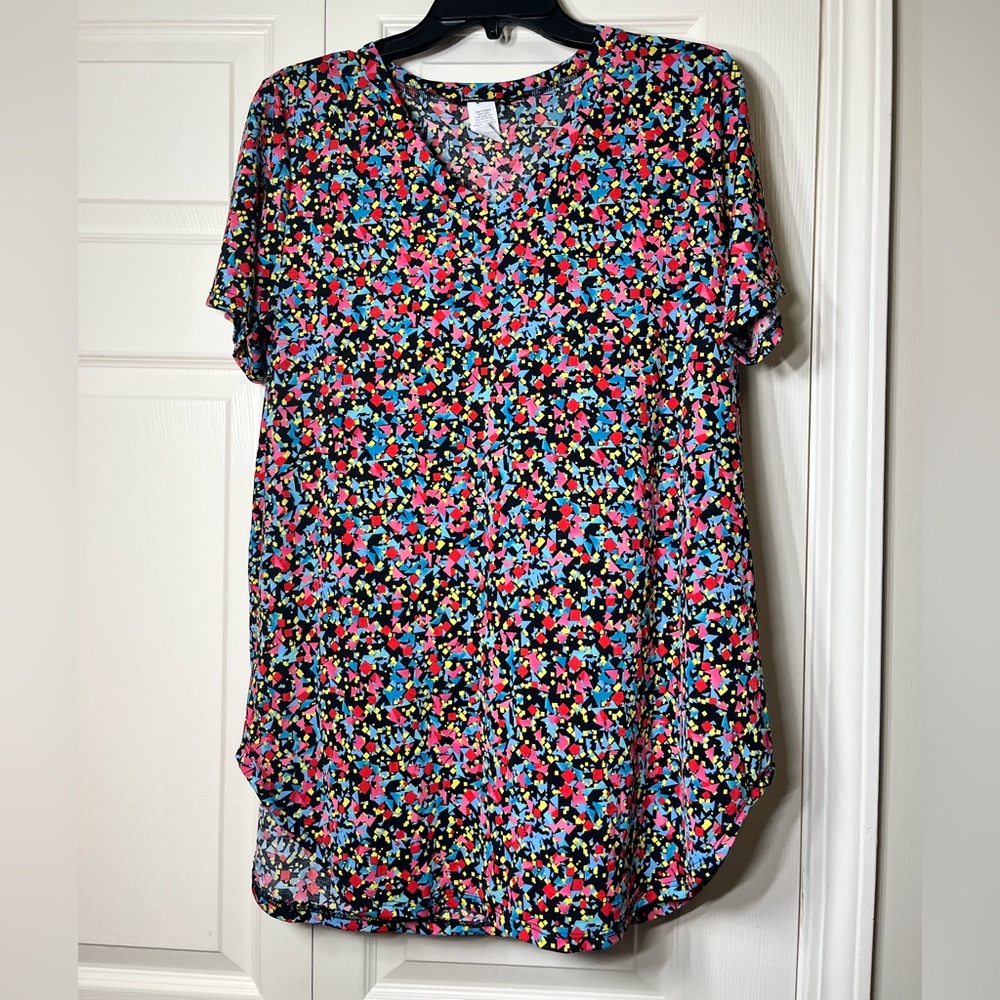 HEIMISH USA Women’s Patterned Short Sleeve Blouse‎ Top